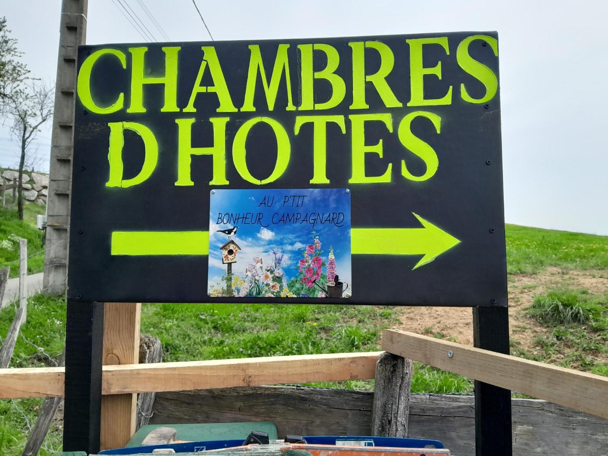 Chambres D Hotes Au P'Tit Bonheur Campagnard Jarnosse 외부 사진